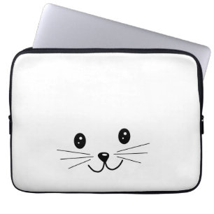 かわいい猫の表面 ラップトップスリーブ
