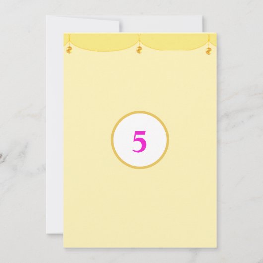 かわいい猫の誕生日パーティーへの招待 招待状 (裏面)