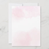 かわいい猫の誕生日パーティー招待状 招待状 (裏面)