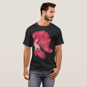 かわいい猫の販売員が新鮮な魚を持っている – adorabile かわいい tシャツ (正面フル)