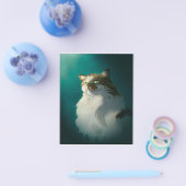 かわいい猫の贈り物|おもしろい誕生日猫 チラシ (シングル)