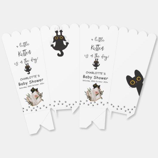 かわいい猫の赤ちゃんシャワーが子猫に伝わる フェイバーボックス (見開き)