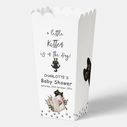 かわいい猫の赤ちゃんシャワーが子猫に伝わる フェイバーボックス (正面)
