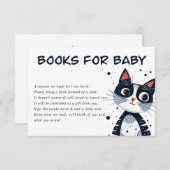 かわいい猫の赤ちゃんシャワーエンクロージャカード エンクロージャーカード (正面/裏面)