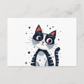 かわいい猫の赤ちゃんシャワーエンクロージャカード エンクロージャーカード (裏面)