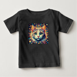 かわいい猫の赤ちゃんTシャツ! ベビーTシャツ
