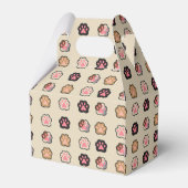 かわいい猫の足のパターン フェイバーボックス (裏面サイド)