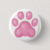 かわいい猫の足 缶バッジ (正面)