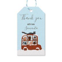 かわいい猫の車の冬の誕生日ベビー