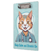 かわいい猫の里親セラピスト クリップボード (左)