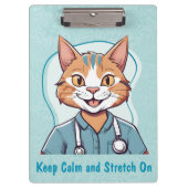 かわいい猫の里親セラピスト クリップボード (正面)