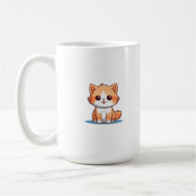 かわいい猫の陶器コーヒーマグ | 猫好きへのギフトにぴったり
