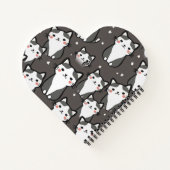 かわいい猫の雰囲気 ノートブック (裏面)