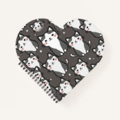 かわいい猫の雰囲気 ノートブック (正面)