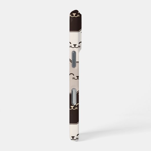 かわいい猫の雰囲気 iPhoneケース (右側面)