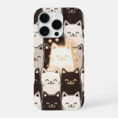 かわいい猫の雰囲気 iPhoneケース (裏面)