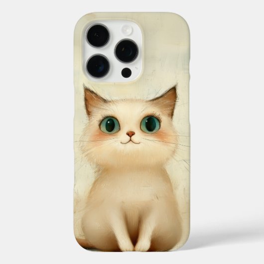 かわいい猫の電話ケース Case-Mate iPhoneケース (裏面)
