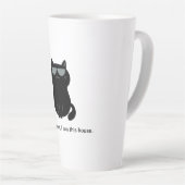 かわいい猫の面白グッズ カフェラテマグ (右アングル)