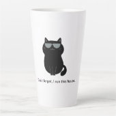 かわいい猫の面白グッズ カフェラテマグ (正面)