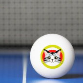 🐱 かわいい猫の顔の卓球スポーツギフト 🏓 卓球ボール (ネット)