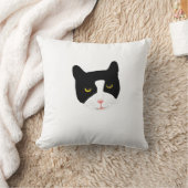 かわいい猫の顔の枕 クッション (ブランケット)