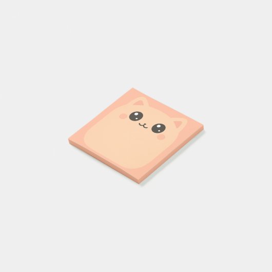 かわいい猫の顔付箋Post It Notes ポストイット (アングル)
