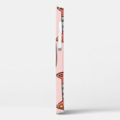 かわいい猫の顔、シームレスなパターン。 Case-Mate iPhoneケース (裏面 / 左)