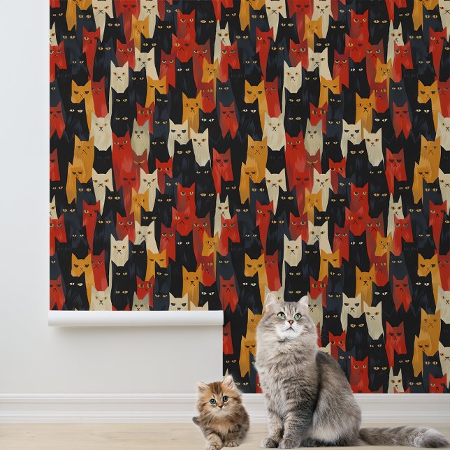 かわいい猫の顔 壁紙 (クリエイターアップロード済み)