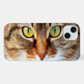 かわいい猫の顔 iPhoneケース (裏面横)