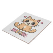かわいい猫の鳴き声 タイル (側面)