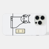 かわいい猫のiPhone/iPadケース iPhoneケース (裏面横)
