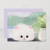 かわいい猫はがき ポストカード (正面/裏面)