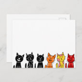 かわいい猫はがき ポストカード (正面/裏面)
