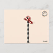 かわいい猫はがき – 消防署長 ポストカード (裏面)