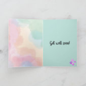 かわいい猫は時間が経つにつれて仲良し カード (内部)