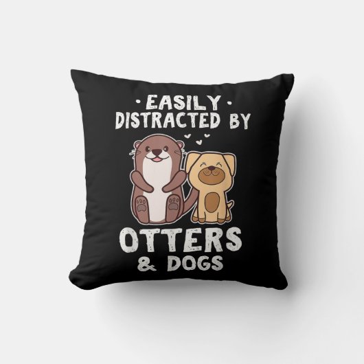 かわいい猫や犬に気を取られおもしろいやすい クッション (正面)