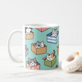 かわいい猫をコンプリートしよう コーヒーマグカップ