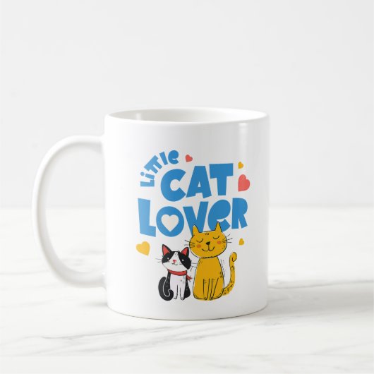 かわいい猫を愛する人 コーヒーマグカップ (左)