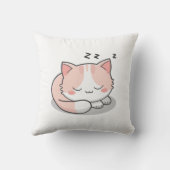 かわいい猫を眠る クッション (裏面)