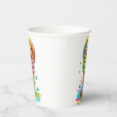 かわいい猫アイスクリームコーンカラフル 紙コップ (右)