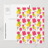 かわいい猫アイスクリーム ポストカード (正面/裏面)