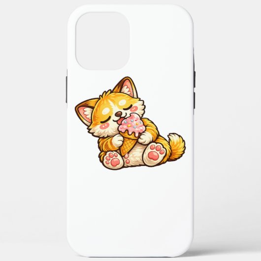 かわいい猫アイスクリーム Case-Mate iPhoneケース (裏面)