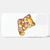 かわいい猫アイスクリーム Case-Mate iPhoneケース (裏面 (横))