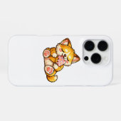 かわいい猫アイスクリーム iPhoneケース (裏面横)