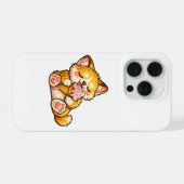かわいい猫アイスクリーム iPhoneケース (裏面横)
