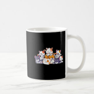 かわいい猫アニメかわいい日本のオタク猫ギフトを コーヒーマグカップ