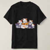 かわいい猫アニメかわいい日本のオタク猫ギフトを Tシャツ (デザイン正面)