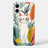 かわいい猫イラストレーション Case-Mate iPhoneケース (裏面)