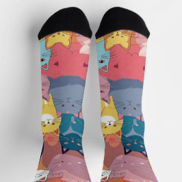 かわいい猫インスパイア靴下コレクション ソックス