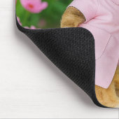 かわいい猫インピンクナースユニフォームマウスパッド マウスパッド (コーナー)